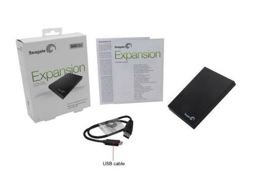 Hd Seagate Externo 500gb Usb 3.0 Stbx500100 Preto