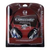 FONE DE OUVIDO MIC C3TECH GAMER PTERODAX STEREO PTA/AZUL/PTO