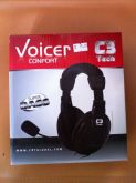 FONE DE OUVIDO MIC C3TECH VOICER COMFORT STEREO PTO