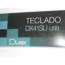 TECLADO DUEX USB PTO DX-41SU